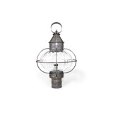 Onion 1 -Light Outdoor Post Lantern 
