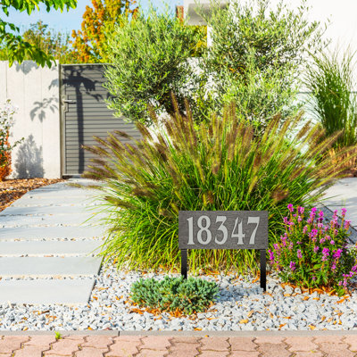 Modern Woodgrain Lawn Sign