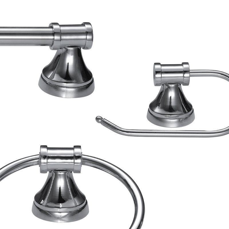 Thrailkill 3-Light Dimmable Vanity Light, Chrome