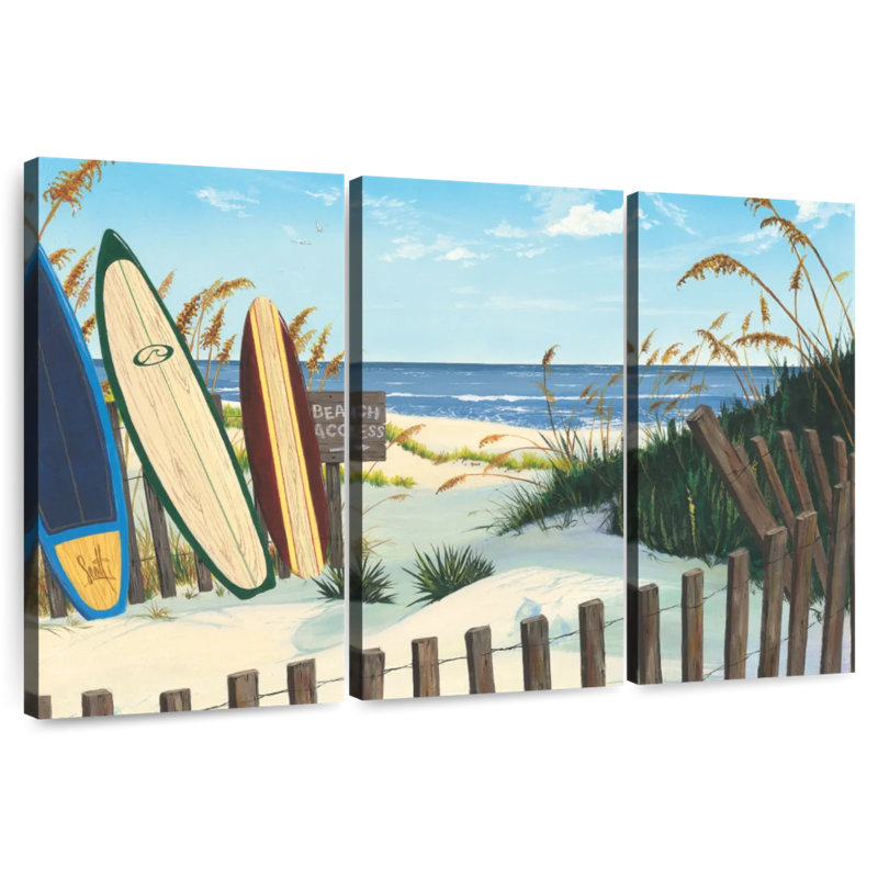 Gillard Beach Access, 20" H x 33" W