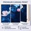Deepmoody Indigo Apple Blossom Orchard Night II - Tableau encadré Cerise-1173880111-1249636165
