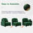 Modular Sectional L Shaped Couch with Ottoman, Premium Chenille Fabric, Tufted Cushion Backrest, Ergonomic Design for Easy Installation in Various Spaces-117093399-122808541