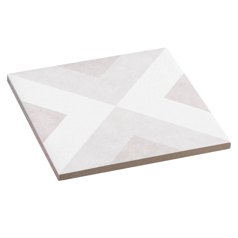 Occitan 6-in. Spanish/Moroccan Matte Porcelain Wall & Floor Tile, Beige