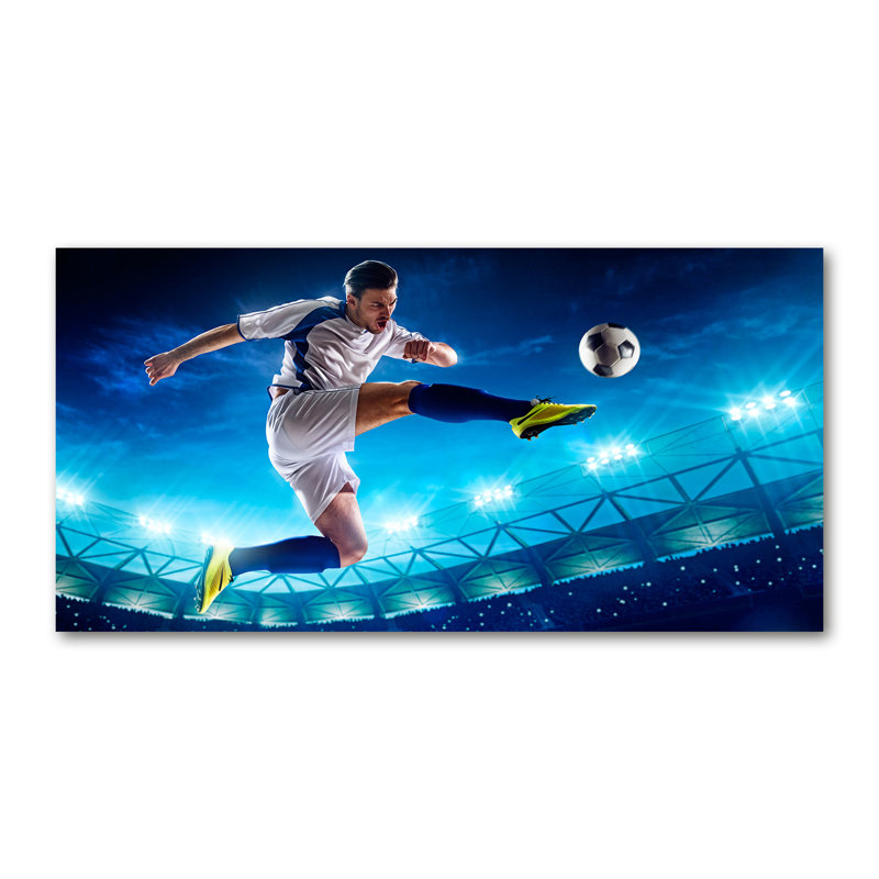 Footballer - Wrapped Canvas Print