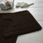2 Piece Bathroom Rug Set Greek Key Pattern Bath Mat & Pedestal Mat Non Slip Rubber Back Soft Absorbent Mats-19840740