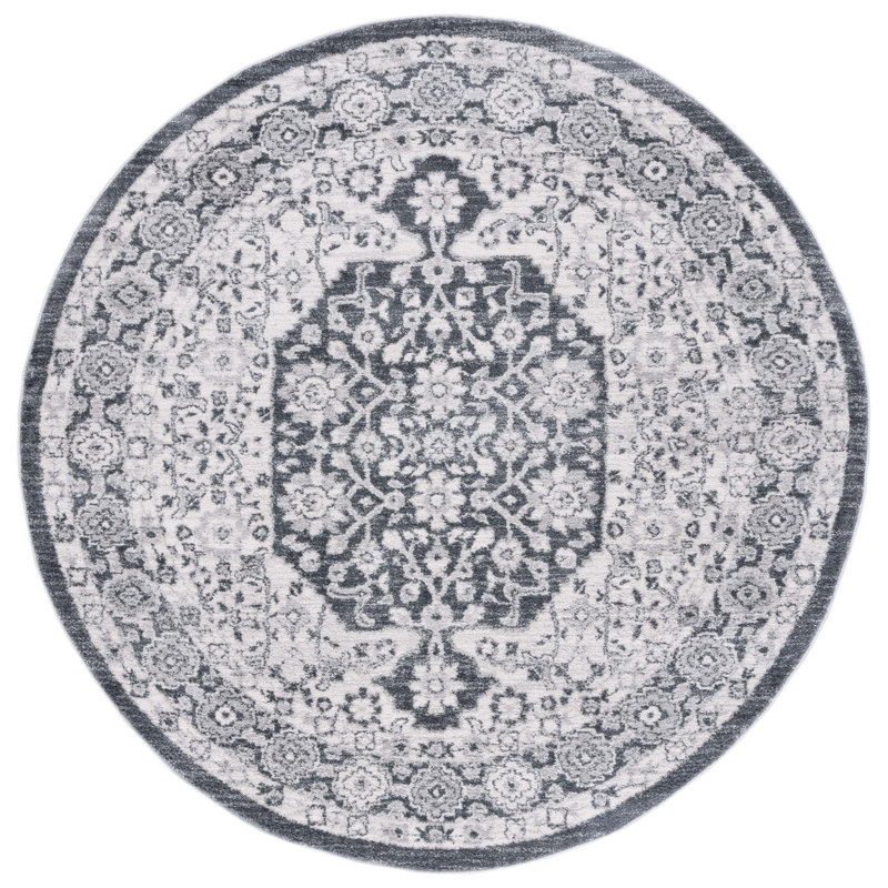 Gracie-Lou Performance Oriental Rug, Round 6'7"