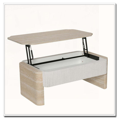 Table basse à plateau relevable