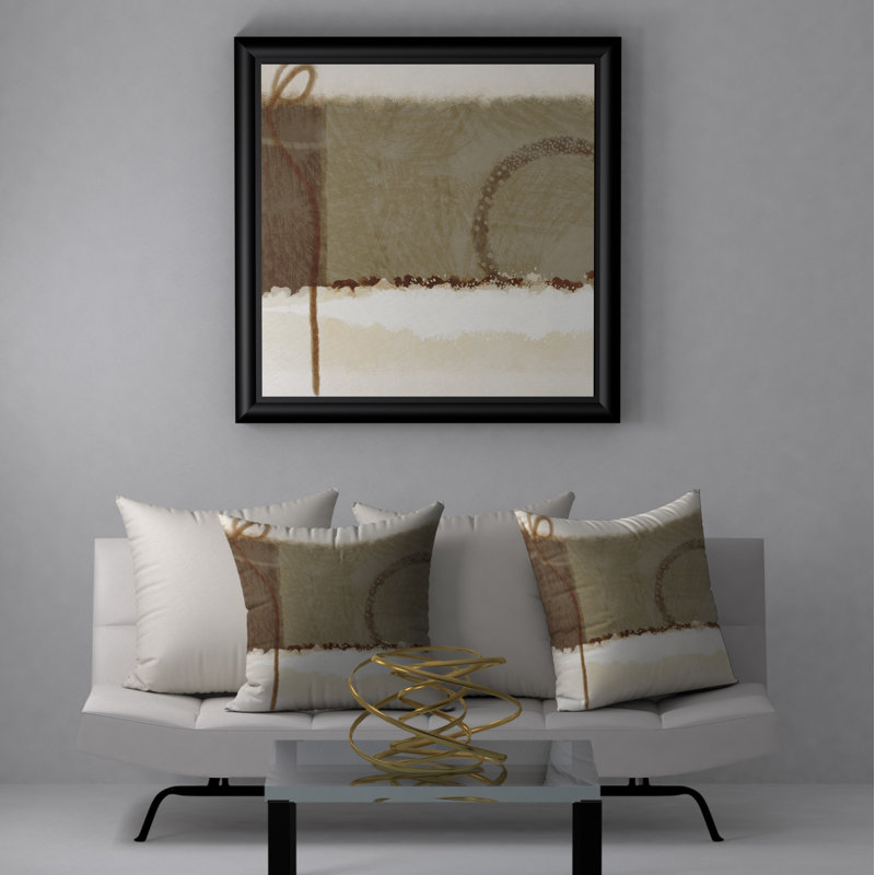Housse de coussin décoratif carrée/insert Symphony, 20 po X 20 po
