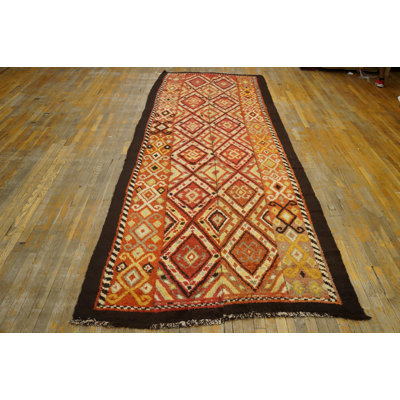 Antique Julkhir Uzbekistan Knotted Rug