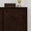Buffet Mid-Century moderne en noyer foncé