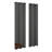 Eclipse Blackout Curtains, Pembroke Faux Linen Grommet Window Curtains, 95 in long x 42 in wide, Thermal Insulated and Noise Reducing Curtains for Living Room, Bedroom or Media Room, 2 Curtain Panels, Stormy Blue-90147507-90147502