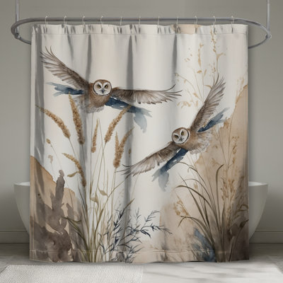 Rideaux de douche Owls In Flight