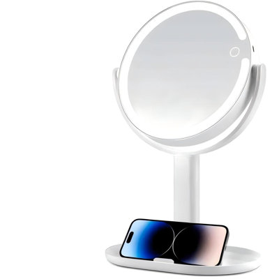 Makeup Mirror With Lights, 20X Magnifying Mirror With Light And Touch Switch