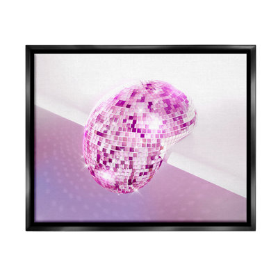 «Purple Melting Disco Ball Floater Frame» par Ziwei Li sur toile