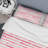 Pink and White Striped Pattern - Abstract Duvet Cover Set - Microfiber Polyester-1781171232