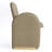 Modern Upholstered Dining Chair Full Back Armchair With Metal Legs-1149518566