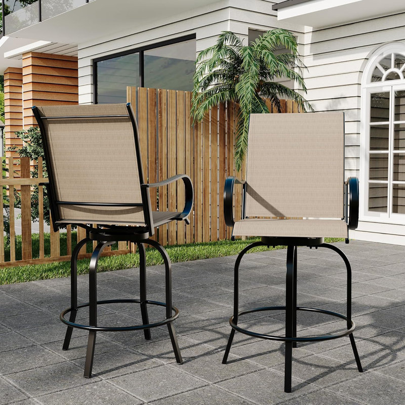 Outdoor Stool, Brown