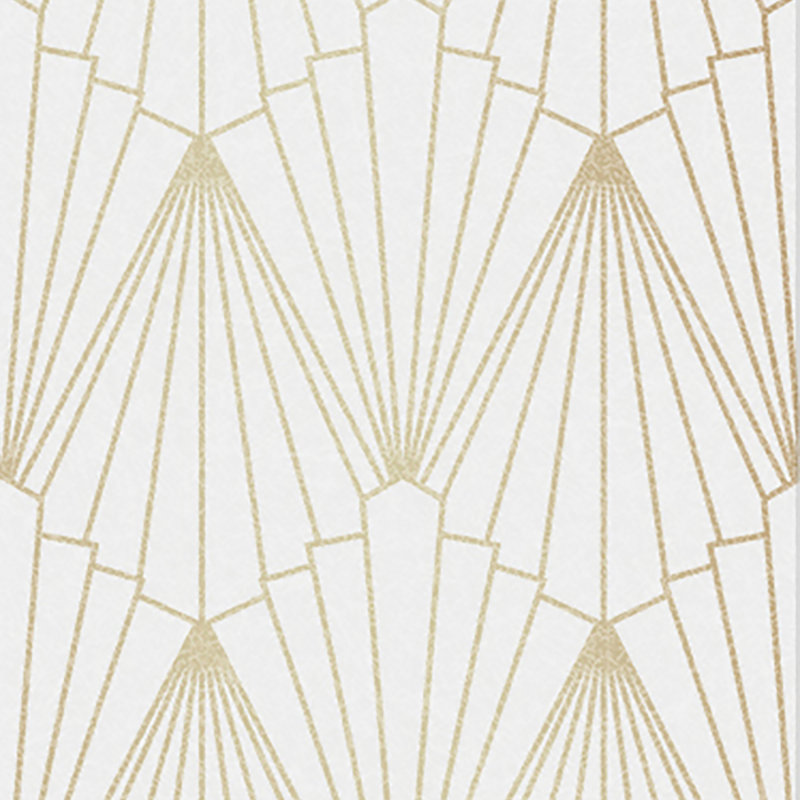 Rene Geometric Metallic Wallpaper Double Roll, Shimmer