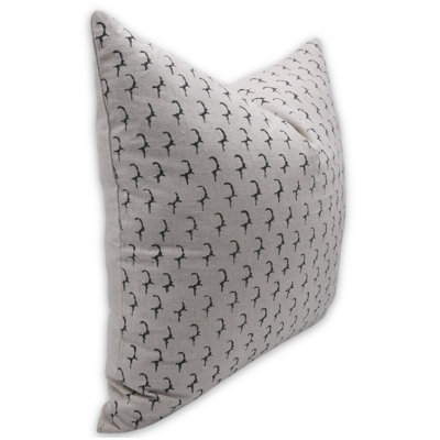 Housse de coussin en tissu imprimé à la main Fabividine