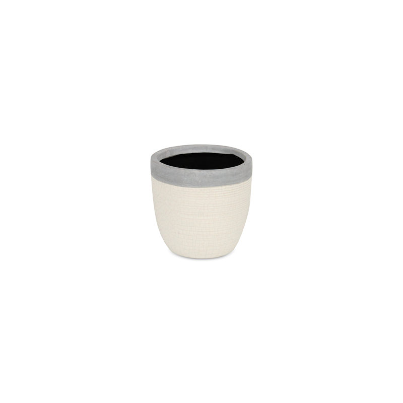 Handmade Pot Planter, 4" H x 4.25" W x 4.25" D