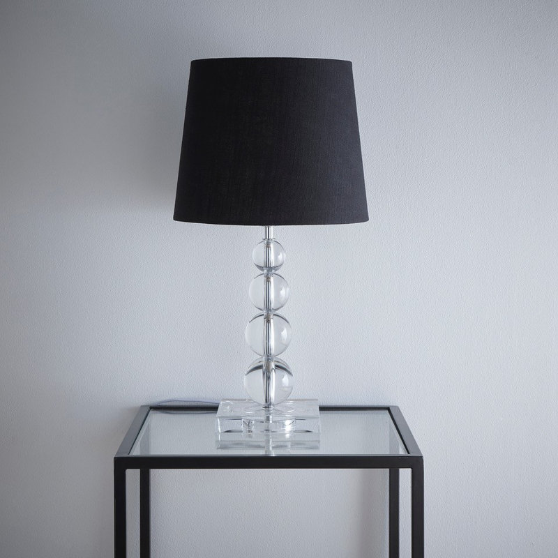Samee Acrylic Table Lamp, Graphite