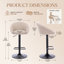 Thornbury Swivel Upholstered Adjustable Height Bar Stool-468890047
