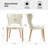 Piscoya 21.5''W Mid-century Modern Upholstered Dining Chairs With Solid Wood Legs (Set of 2)-1552818532