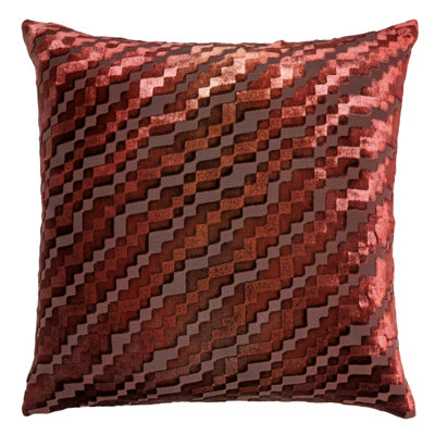 Steps Velvet Square Pillow Cover & Insert