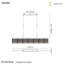 Cinna 1 - Light Grey LED Kitchen Island Pendant