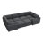 Abramson U-Shaped Chenille Modular Sleeper Cloud Sofa-697541208