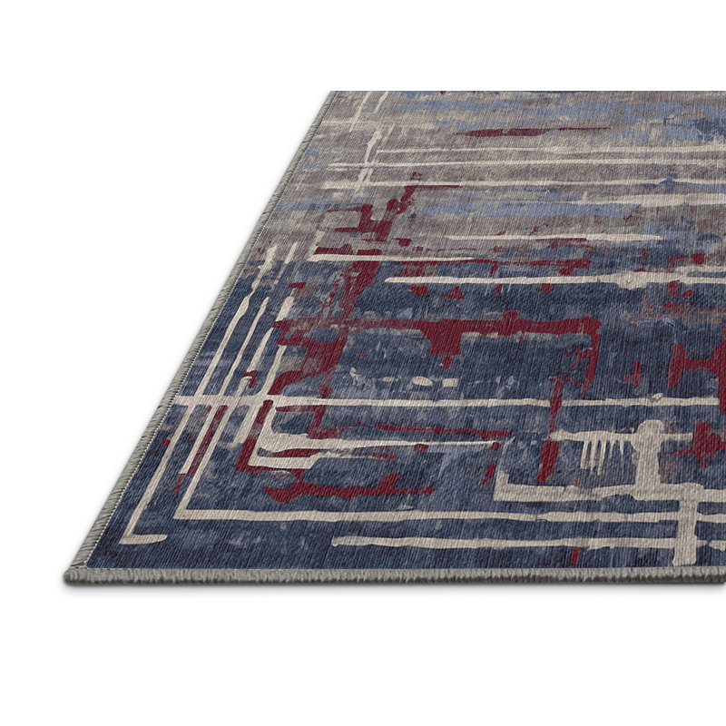 Tapis mauve lavable à la machine, Rectangle 8 pi x 12 pi
