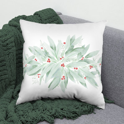 Watercolor Garland Double Sided Pillow