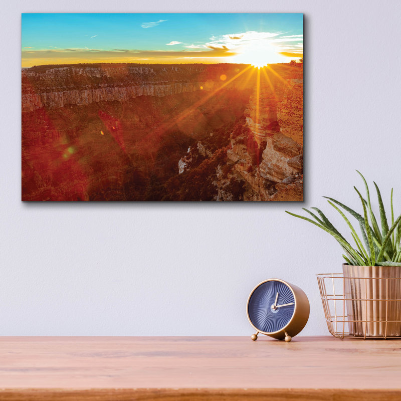 «Utah Colors», art mural en verre acrylique, H 12 po x l 16 po x P 0,13 po