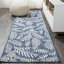 Tapis bleu marine / ivoire Mechling Nevis-345681822