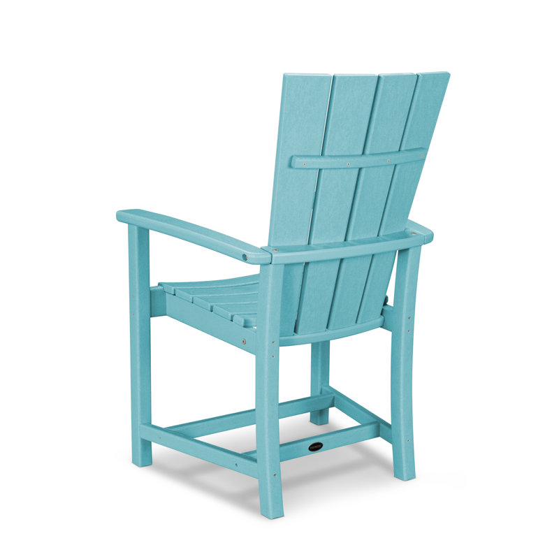 POLYWOOD Quattro Adirondack Dining Chair, Aruba