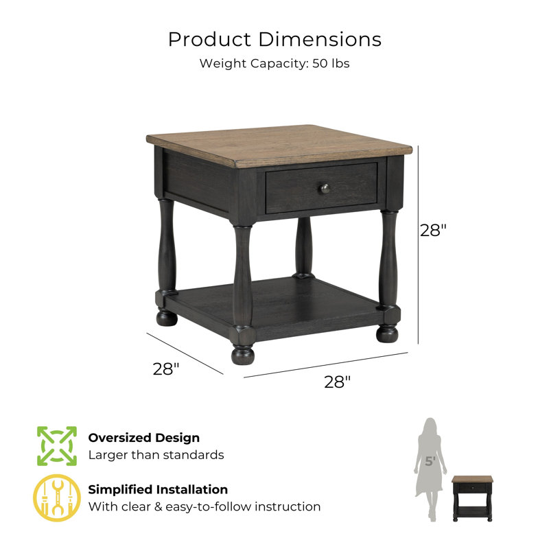 Acadian 2-Piece End Table Set
