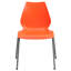 Chaises de vestibule empilables en plastique Oliverson-31020530
