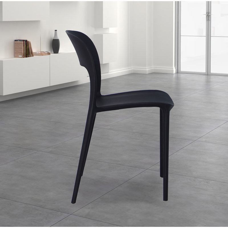 Chaise d'appoint Ajibola Demmer, Noir