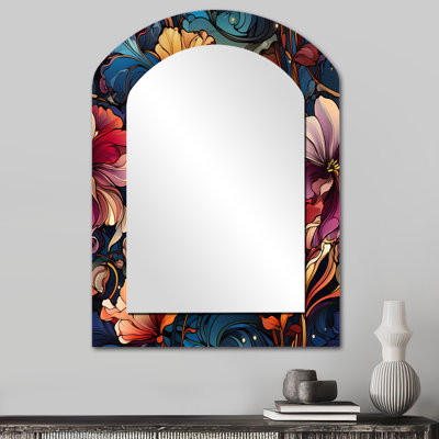 Victorian Nouveau Elegance Victorian Motif - Miroir décoratif floral