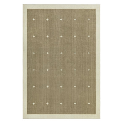 Modern Bordered Machine Washable Rug with Rubber Backing Non-Slip Low Pile Carpet for Living Room Bedroom Kitchen Dining Room