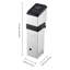 Cuiseur de précision sous vide, machine de cuisson sous vide 1500 W, circulateur à immersion avec affichage numérique à DEL, pince à vis réglable, chauffage rapide, contrôle précis de la température et de la minuterie, sous vide
