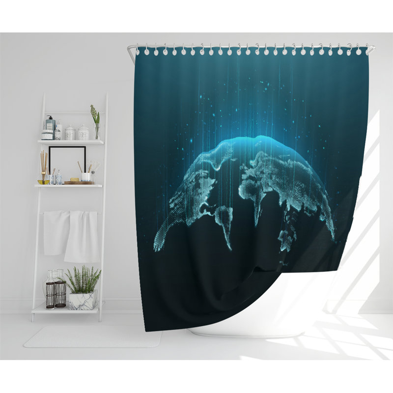 Dimmitri Polyester Shower Curtain Set