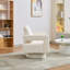 Fauteuil demi-tonneau pivotant rembourré Riqui-1866479127