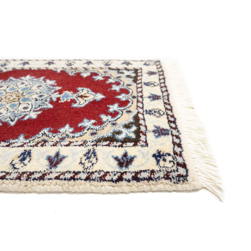 Tapis oriental classique en laine noué à la main 1 pi 3 po x 1 pi 11 po