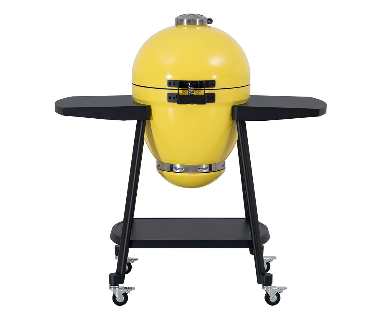 Kamado Grill with Pizza Stone, Yellow