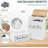 Lint Bin And Dryer Sheet Holder Set For Laundry Room, Farmhouse Wooden Lint Trash Can With Lid And Dryer Sheet Dispenser Box Magnetic For Mounting