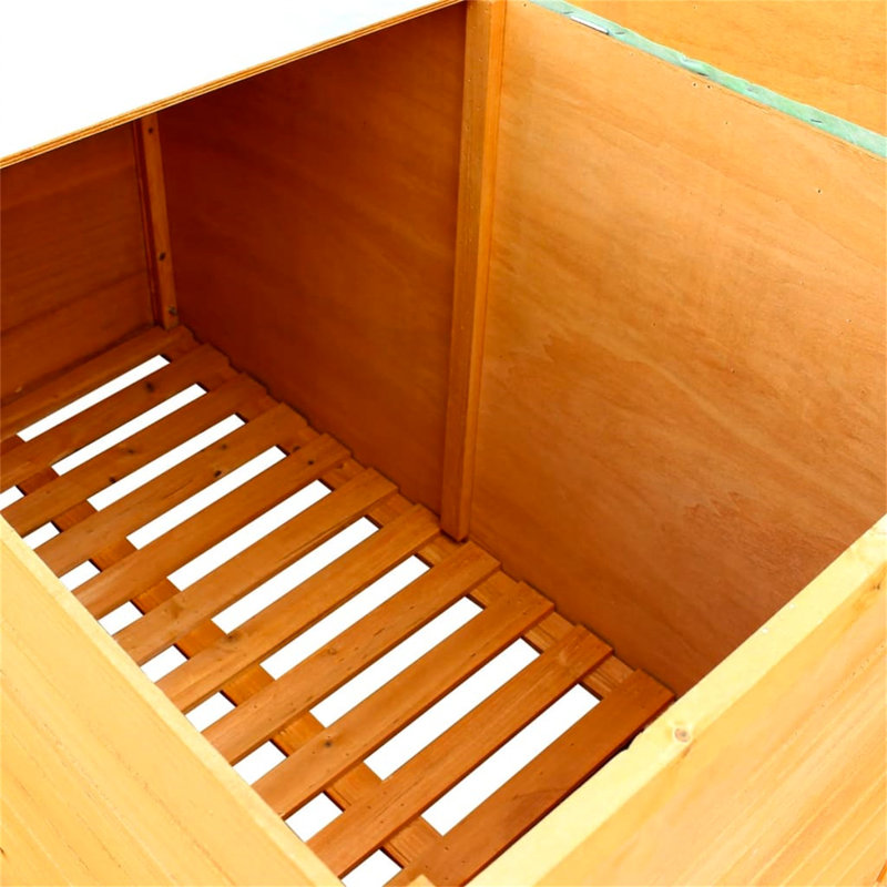 META 126cm W 500L Water Resistant Fir Deck Box in Brown