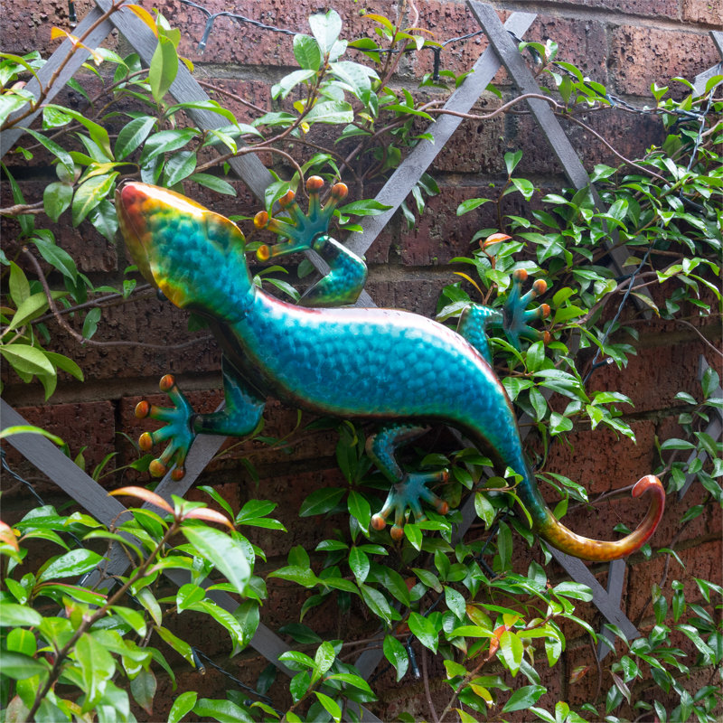 Almarina Metal Gecko Wall Decor