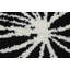 Tapis noir / ivoire Brackenmore