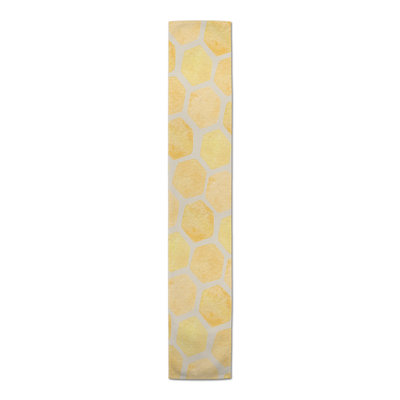 Sweet As Honey Hive Pattern Table Runner